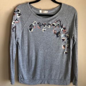 Embroidered Floral Top